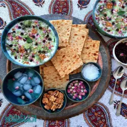 شش عدد کاسه ماست خوری سفالی