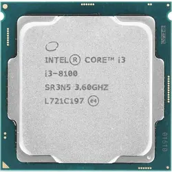 پردازنده Coffee Lake Core i3-8100 اینتل (Tray)