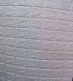 دیوارپوش فومی پشت چسبدار70*77 (آبی کم رنگ)