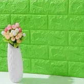 دیوارپوش فومی پشت چسبدار70*77 (طرح سبز)
