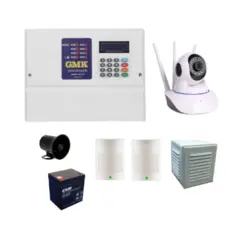 پکیج دزدگیر ویلا و منزل سایلکس سیم کارتی مدل SG8  پارادوکس با یک دوربین مداربسته  بیسیم V380