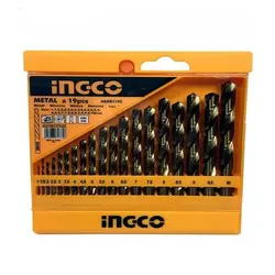 مجموعه 19 عددی مته کبالت اینکو مدل AKDB1195