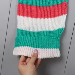 بلوز بافت آستین پاکتی