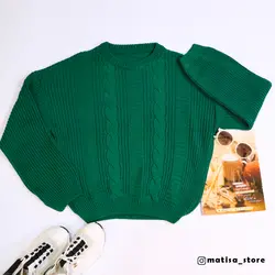 بافت یقه گرد مارپیچ