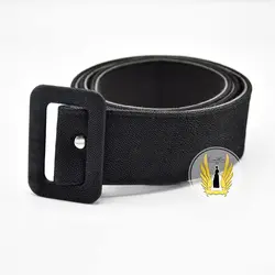 کمربند سگک چرم مشکی