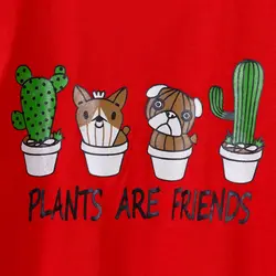 تیشرت کاکتوس و سگ