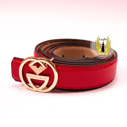 کمربند دور دوخت باریک - قرمز