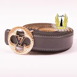 کمربند دور دوخت باریک - طوسی