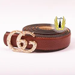 کمربند دور دوخت باریک - قهوه ای