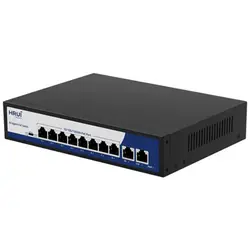 سوئیچ POE هشت پورت HRUI مدل HR900-AFG-82N