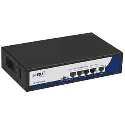 سوئیچ POE چهار پورت HRUI مدل HR900-AF-41N