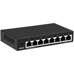 سوئیچ هشت پورت HRUI مدل HR-SWG1080