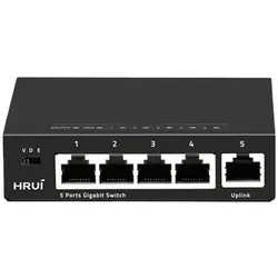 سوئیچ پنج پورت HRUI مدل HR-SWG1050