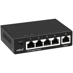سوئیچ پنج پورت HRUI مدل HR-SWG1050
