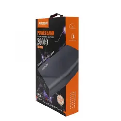 پاوربانک آرسون مدل AN-PD20 ظرفیت ۲۰۰۰۰ میلی آمپر ساعت