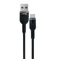 کابل شارژ USB به USB-C آرسون مدل AN-A3 طول 1متر