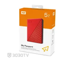 هارددیسک اکسترنال 5 ترابایت مای پاسپورت وسترن دیجیتال مدل BPKJ0050B