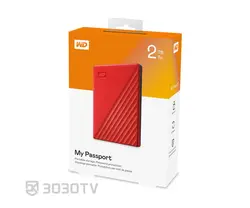 هارددیسک اکسترنال 2 ترابایت مای پاسپورت وسترن دیجیتال مدل BYVG0020B