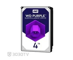 هارددیسک اینترنال 4 ترابایت بنفش وسترن دیجیتال مدل 40PURX