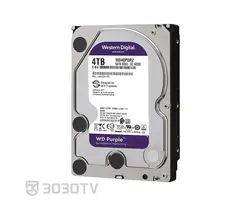 هارددیسک اینترنال 4 ترابایت بنفش وسترن دیجیتال مدل 40PURZ