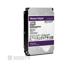 هارددیسک اینترنال 12 ترابایت بنفش وسترن دیجیتال مدل 121PURZ