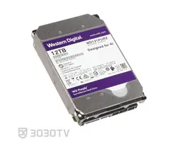 هارددیسک اینترنال 12 ترابایت بنفش وسترن دیجیتال مدل 121PURZ