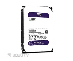 هارددیسک اینترنال 8 ترابایت بنفش وسترن دیجیتال مدل 80EJRX