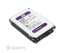 هارددیسک اینترنال 8 ترابایت بنفش وسترن دیجیتال مدل 80PURZ