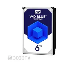 هارددیسک اینترنال 6 ترابایت آبی وسترن دیجیتال مدل 60EZAZ