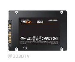 حافظه اینترنال SSD ظرفیت 250 گیگابایت سامسونگ مدل 870 EVO