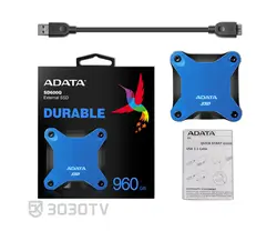 حافظه اکسترنال SSD ظرفیت 960 گیگابایت ای دیتا مدل SD600Q
