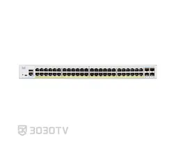 سوییچ شبکه +PoE گیگابیتی 48 پورت سیسکو مدل CBS350-48P-4G