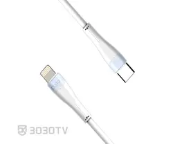 کابل شارژ تلفن همراه USB-C به لایتنینگ دیتا پلاس مدل DP32 طول ۱ متر