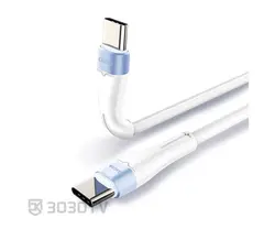 کابل شارژ تلفن همراه USB-C به USB-C دیتا پلاس مدل DP33 طول ۱ متر
