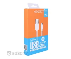 کابل شارژ تلفن همراه USB به Micro-USB ایکس-انرژی مدل X-101 طول ۱ متر