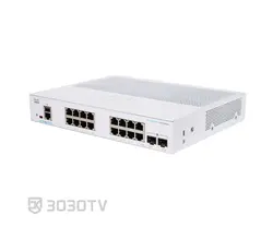سوییچ شبکه گیگابیتی 16 پورت سیسکو مدل CBS350-16T-E-2G