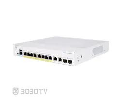سوییچ شبکه +PoE گیگابیتی 8 پورت سیسکو مدل CBS350-8FP-2G