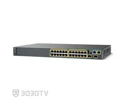سوییچ شبکه گیگابیتی 24 پورت سیسکو مدل WS-C2960S-24TS-S