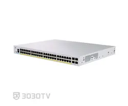سوییچ شبکه +PoE گیگابیتی 48 پورت سیسکو مدل CBS350-48FP-4X