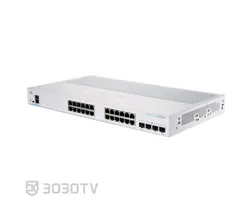 سوییچ شبکه گیگابیتی 24 پورت سیسکو مدل CBS350-24T-4X
