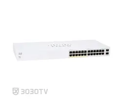 سوییچ شبکه PoE گیگابیتی 24 پورت سیسکو مدل CBS110-24PP