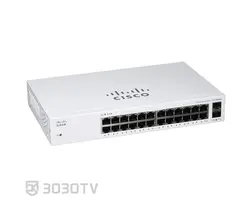 سوییچ شبکه گیگابیتی 24 پورت سیسکو مدل CBS110-24T
