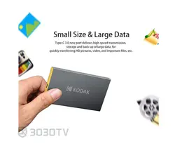 حافظه اکسترنال SSD ظرفیت 480 گیگابایت کداک مدل X250