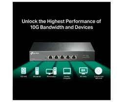 سوییچ شبکه گیگابیتی 5 پورت تی پی لینک مدل TL-SX105