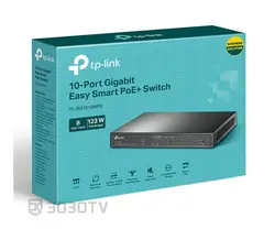 سوییچ شبکه PoE گیگابیتی ۱۰ پورت تی پی لینک مدل TL-SG1210MPE