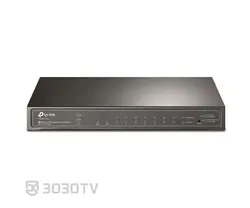 سوییچ شبکه PoE گیگابیتی ۱۰ پورت تی پی لینک مدل T1500G-10PS