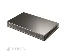 سوییچ شبکه PoE گیگابیتی ۱۰ پورت تی پی لینک مدل T1500G-10PS