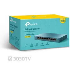 سوییچ شبکه گیگابیتی 8 پورت تی پی لینک مدل LS108G