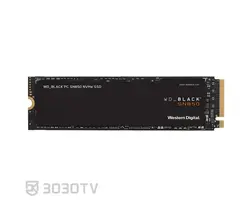 حافظه اینترنال SSD ظرفیت 2 ترابایت مشکی SN850 وسترن دیجیتال مدل WDS200T1X0E