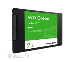 حافظه اینترنال SSD ظرفیت 2 ترابایت سبز وسترن دیجیتال مدل WDS200T2G0A